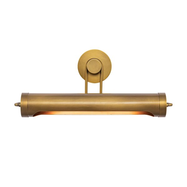 Bilderlampe Metall E27 B: 50,8 cm in Messing Antik
