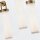 Pendelleuchte Messing Antik Weiß B: 81,6 cm E27 Metall Glas