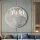 Pendelleuchte Messing Antik Weiß B: 81,6 cm E27 Metall Glas