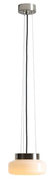 Hängelampe Weiß Glas blendarm Ø16 cm GX53 wohnlich rund