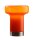 Tischleuchte Glas Orange H:19 cm E14 gemütlich rund