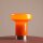 Tischleuchte Glas Orange H:19 cm E14 gemütlich rund
