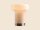 Tischlampe Glas Braun H:29 cm E14 wohnlich blendarm