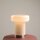 Tischlampe Glas Braun H:29 cm E14 wohnlich blendarm
