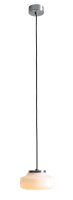 Pendelleuchte Wei&szlig; Glas &Oslash;16 cm GX53 blendarm...