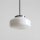 Pendelleuchte Weiß Glas Ø16 cm GX53 blendarm rund