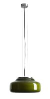 H&auml;ngelampe Limette Glas B:39 cm GX53 wohnlich rund