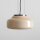 Hängelampe Braun Glasschirm Ø24 cm rund GX53 wohnlich