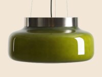Pendelleuchte Limette Glas Ø39 cm GX53 wohnlich rund