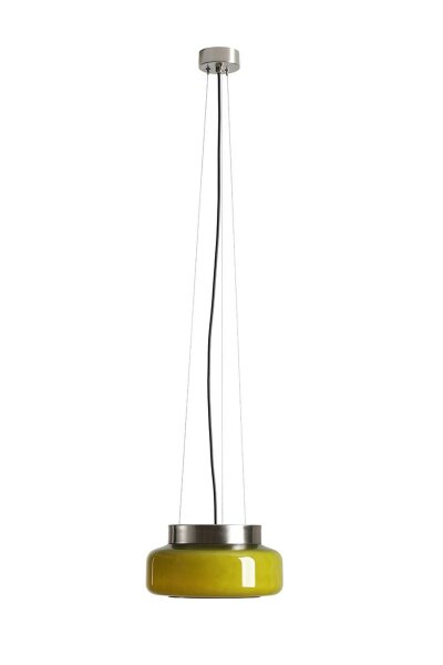 Hängelampe Limette Glas Ø24 cm rund GX53 gemütlich