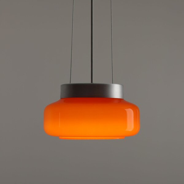 Hängelampe Orange Glasschirm Ø16 cm GX53 blendarm rund