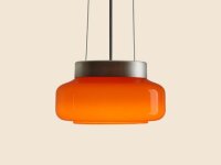 Hängelampe Orange Glasschirm Ø16 cm GX53...