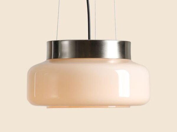 Pendelleuchte Braun Glas Ø24 cm rund GX53 gemütlich