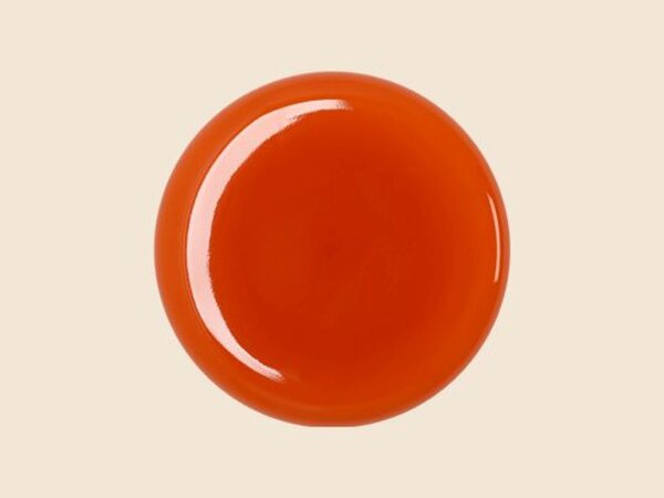 Wandlampe Orange Glas B:24 cm rund GX53 gemütlich