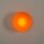 Wandlampe Orange Glas B:24 cm rund GX53 gemütlich