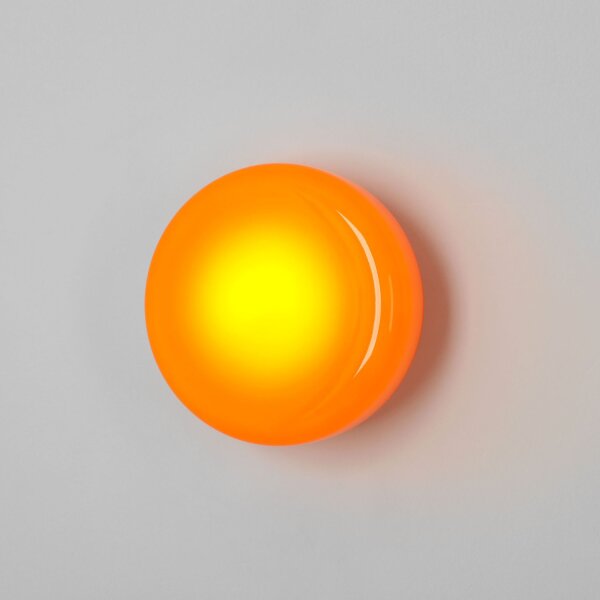Wandlampe Orange Glasschirm Ø16 cm GX53 blendarm rund
