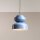 Hängelampe Blau Metall Ø30 cm rund E27 wohnlich