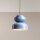 Hängelampe Blau Metall Ø30 cm rund E27 wohnlich