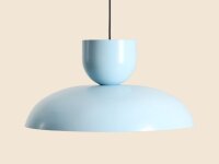 Pendelleuchte Blau Metall B:47 cm E27 wohnlich elegant