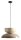 Pendelleuchte Creme Beige Metall B:47 cm E27 gemütlich