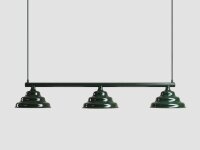 Pendelleuchte Metall Glas Grün L:106 cm G9 stilvoll