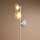 Stehleuchte Metall Glas Creme H:148 cm G9 elegant