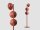 Stehlampe Glas Metall Rot 148 cm G9 3-flammig stilvoll