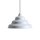 Pendelleuchte Metall Glas Blaugrau Ø23 cm G9 elegant