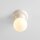 Deckenleuchte Metall Glas Creme Ø17 cm E27 blendarm