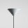 Stehleuchte Glas Metall Blaugrau H:155 cm G9 stilvoll