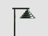 Stehlampe Glas Metall Grün klein H:140 cm G9 stilvoll