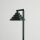 Stehlampe Glas Metall Grün klein H:140 cm G9 stilvoll