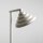 Stehlampe Glas Metall Creme H:140 cm klein G9 elegant