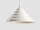 Pendelleuchte Glas Metall Creme Ø36 cm rund G9 elegant