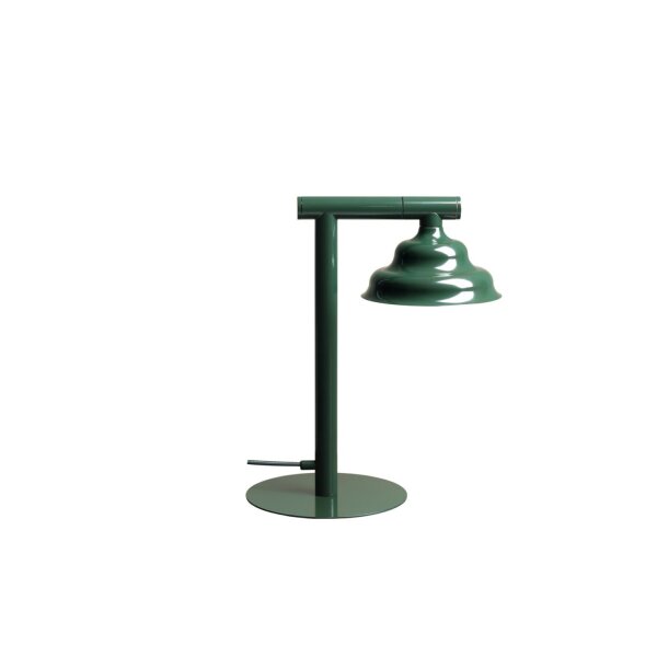 Tischleuchte Glas Metall Grün H:37 cm GU10 elegant