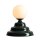 Tischlampe Glas Metall Grün 24 cm G9 blendarm dekorativ
