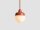 Pendelleuchte Glas Metall Rot B:11 cm rund G9 stilvoll