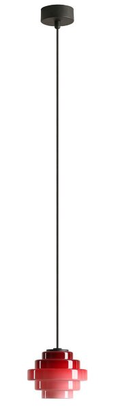 Hängelampe Glas Beere blendarm Ø14 cm rund G9 dekorativ