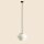 Pendelleuchte Glas Weiß B:22 cm E27 elegant blendarm