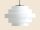Hängelampe Glas Weiß rund Ø36 cm E27 stilvoll elegant