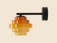 Wandleuchte Glas Honig L:14 cm G9 elegant stilvoll