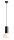 Pendelleuchte Metall Glas Moos B:19 cm E14 stilvoll