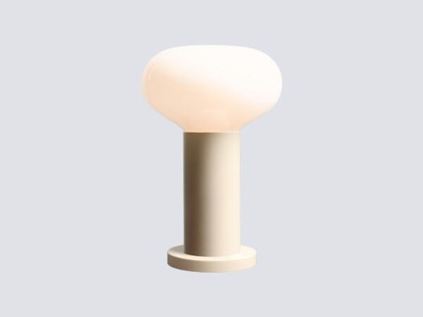 Tischleuchte Glas Metall Creme H:29 cm E14 stilvoll