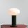 Tischlampe Glas Metall Grün klein H:29 cm E14 blendarm