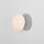 Wandleuchte Glas Metall Grau L:19 cm E14 Schalter