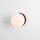 Wandlampe Glas Metall Rot L:19 cm E14 Schalter stilvoll