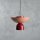 Pendelleuchte Metall Rot Koralle Ø37 cm E27 elegant
