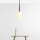 Deckenleuchte Glas Metall L:84 cm E14 elegant stilvoll