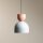 Pendelleuchte Metall Grau Koralle Ø27 cm E27 stilvoll