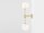 Wandlampe Glas Metall Messing H:59 cm E14 elegant